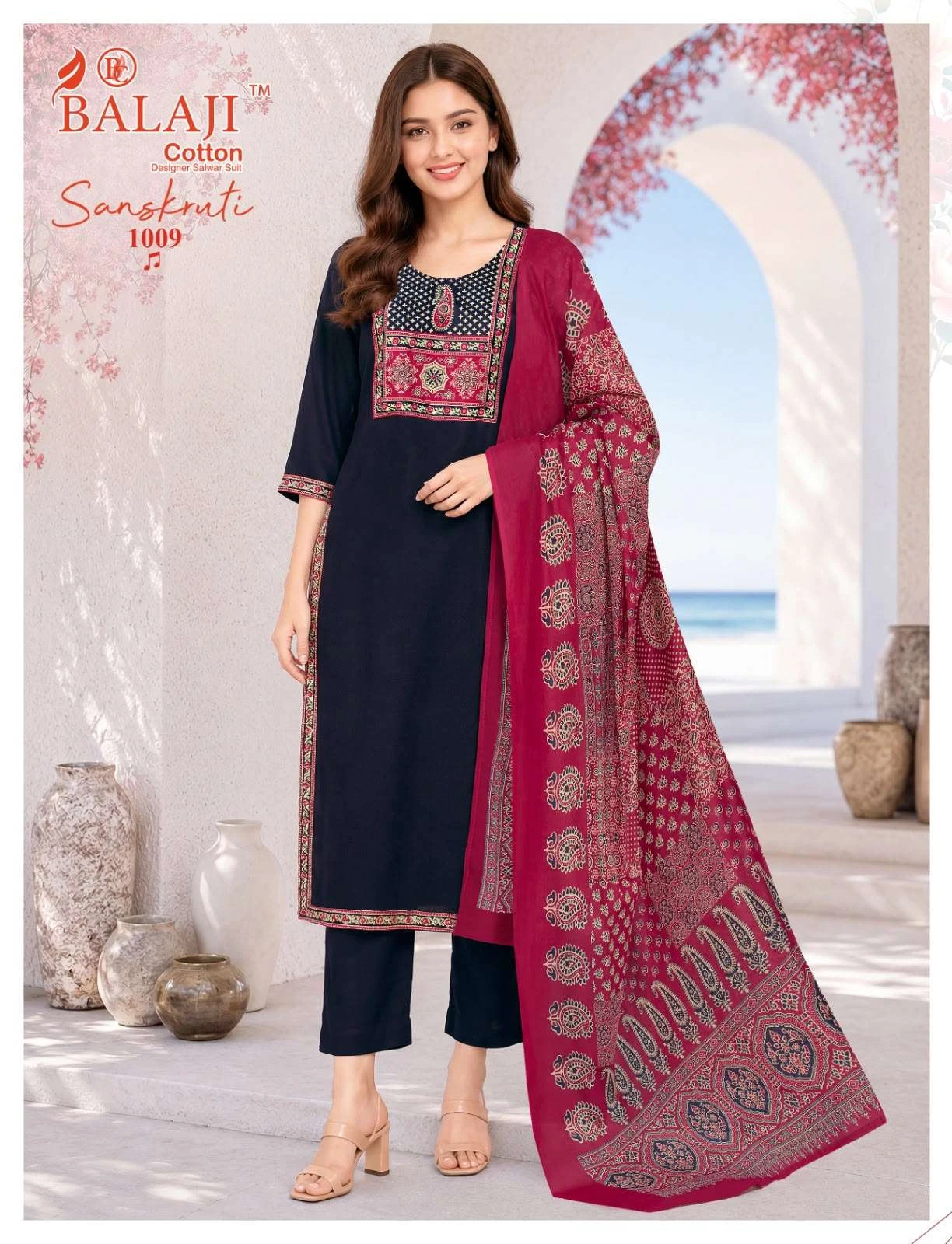 Balaji Cotton Sanskruti Vol 1 Ready Made Collection - Readymade Dress 11
