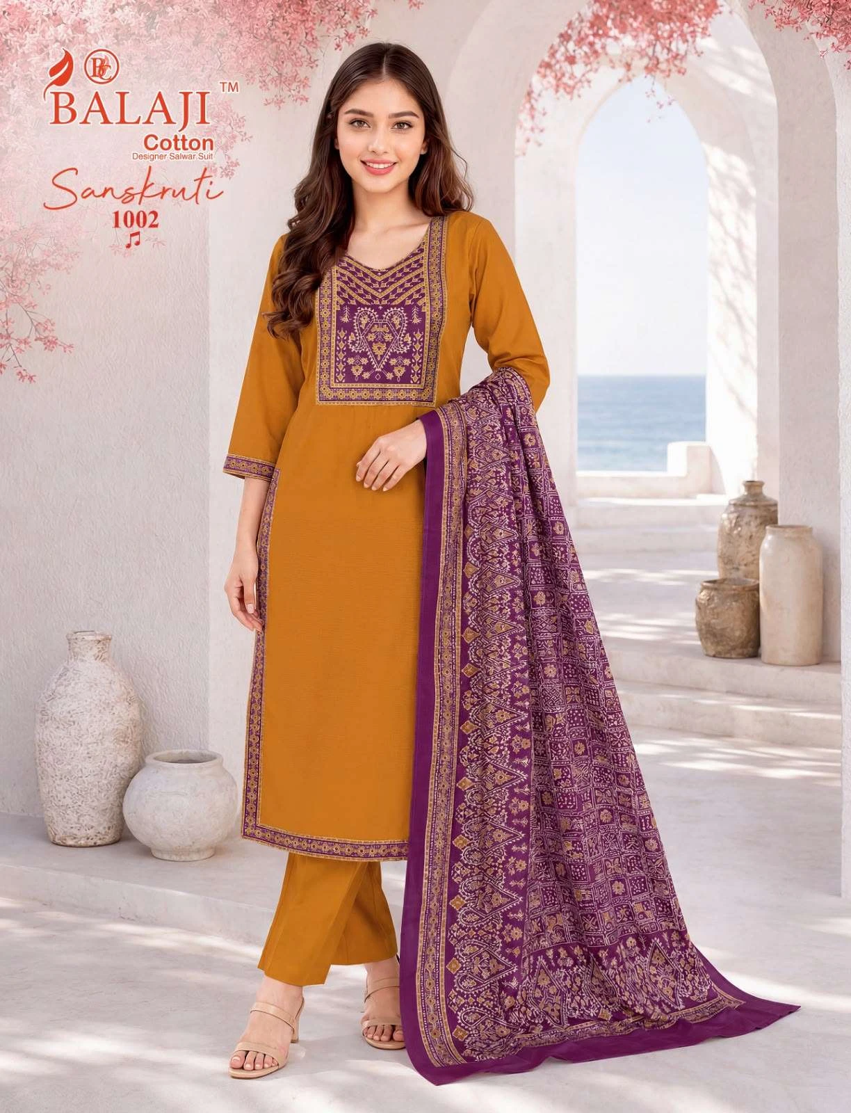 Balaji Cotton Sanskruti Vol 1 Ready Made Collection - Readymade Dress 3