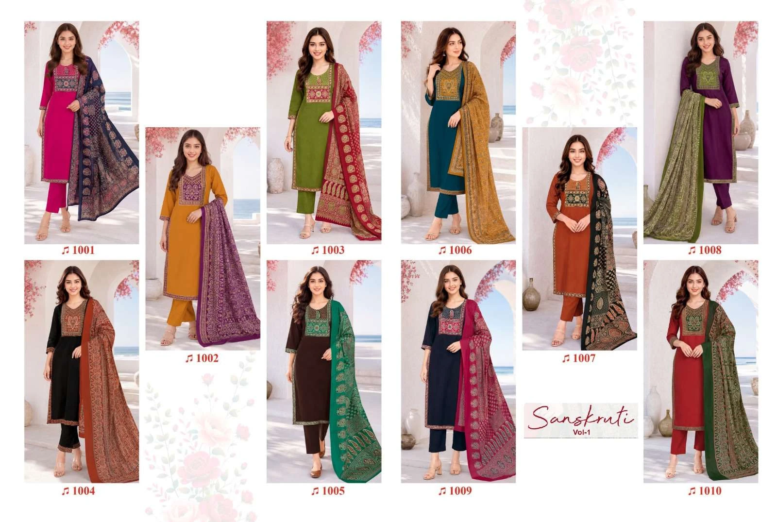 Balaji Cotton Sanskruti Vol 1 Ready Made Collection - Readymade Dress 4