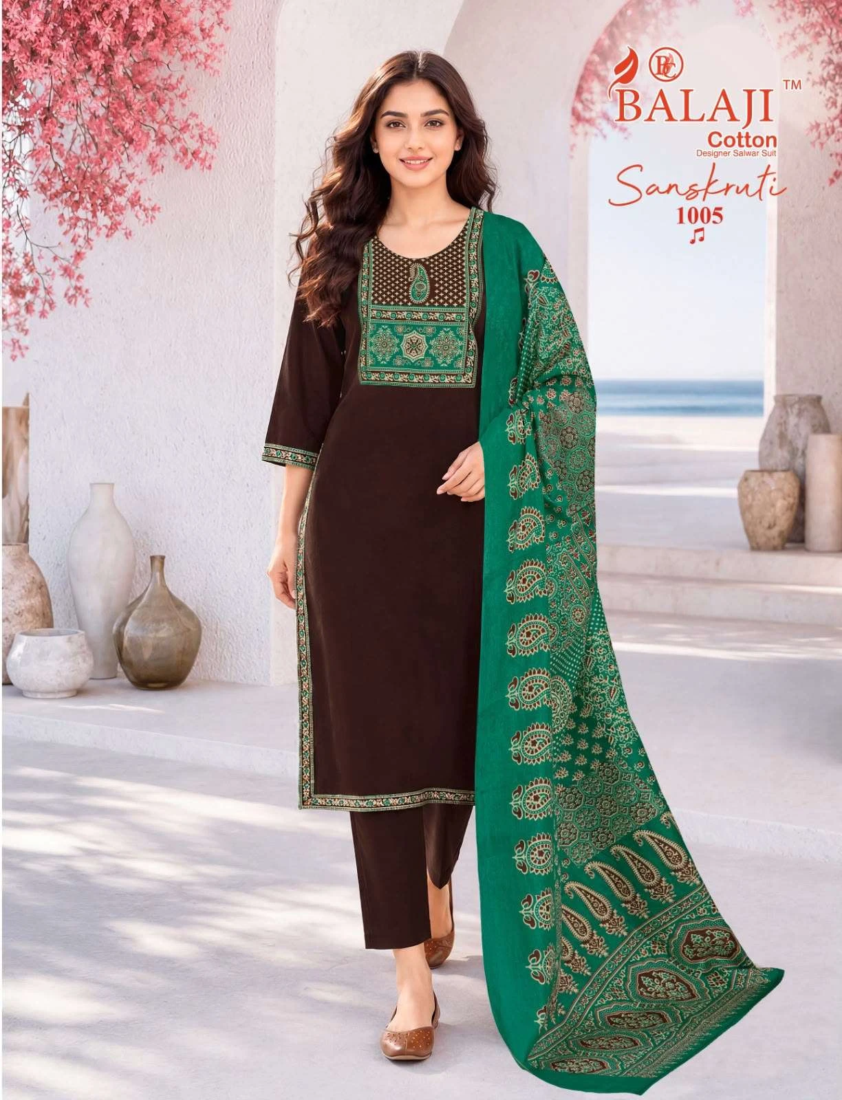 Balaji Cotton Sanskruti Vol 1 Ready Made Collection - Readymade Dress 6