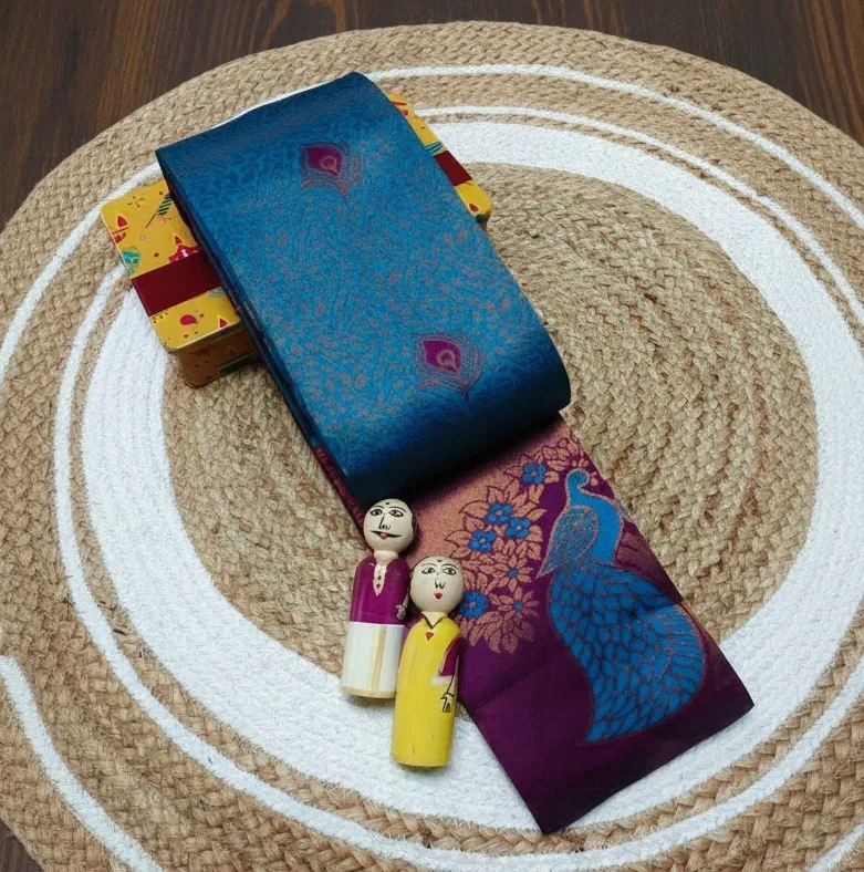 Banarasi 45271 Soft Silk Jacquard Worked Saree Collection 13