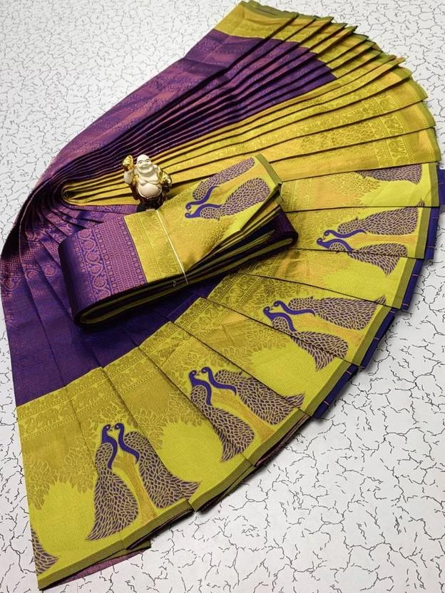 Banarasi 45271 Soft Silk Jacquard Worked Saree Collection 20