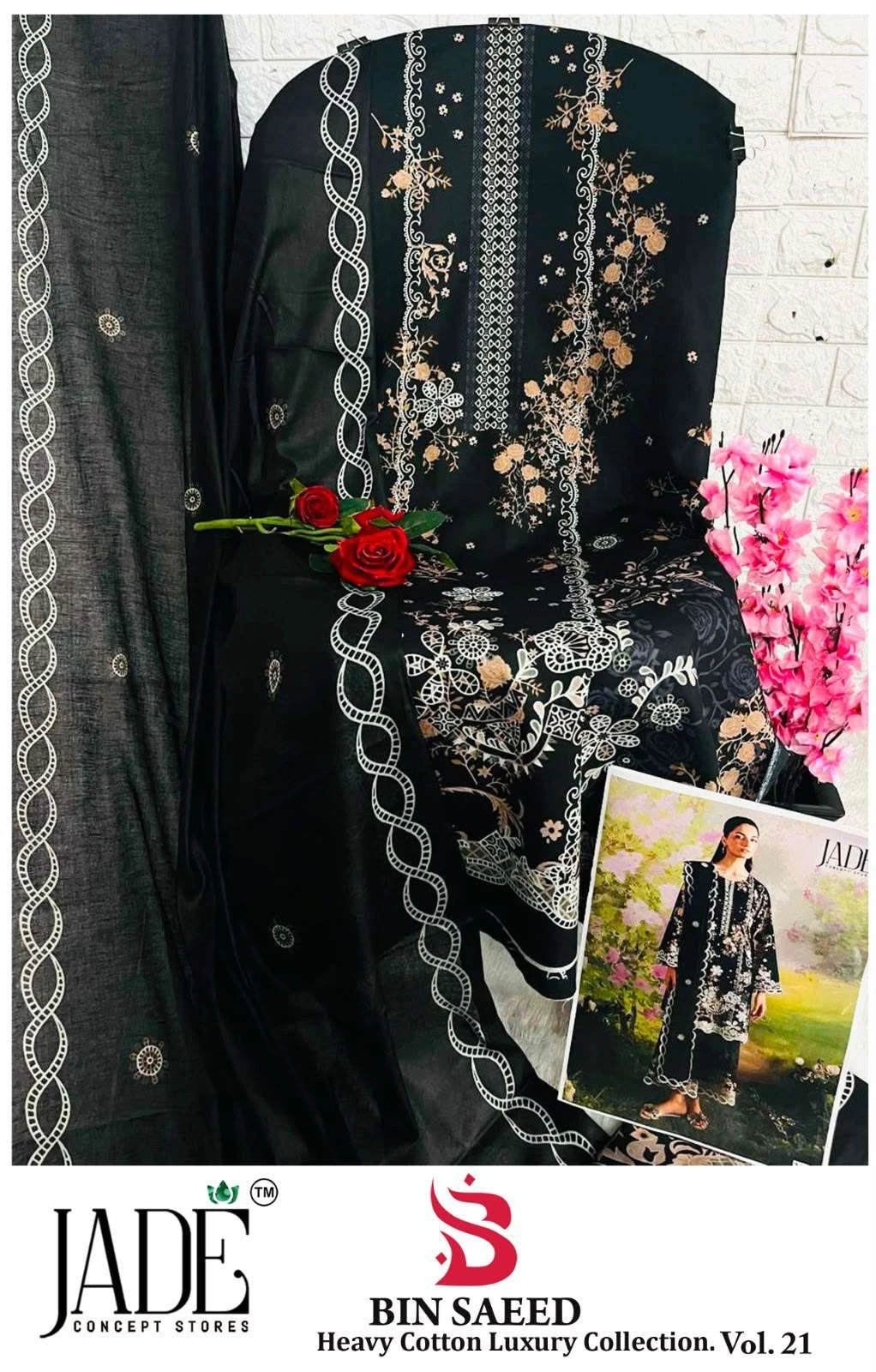 Bin Saeed Heavy Cotton Luxury Collection Vol 21 11