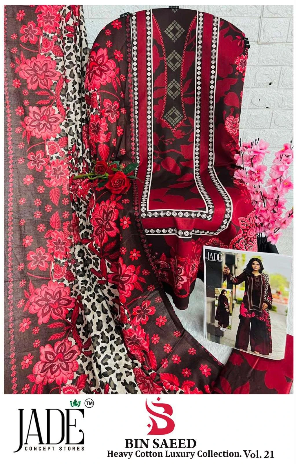 Bin Saeed Heavy Cotton Luxury Collection Vol 21 13