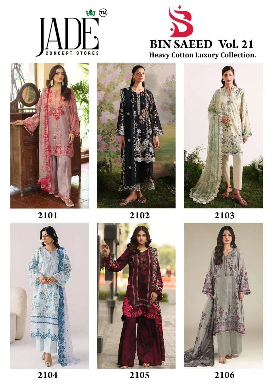 Bin Saeed Heavy Cotton Luxury Collection Vol 21 6