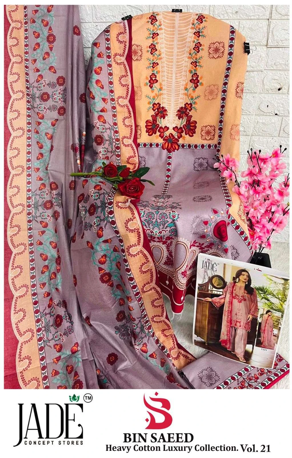 Bin Saeed Heavy Cotton Luxury Collection Vol 21 7