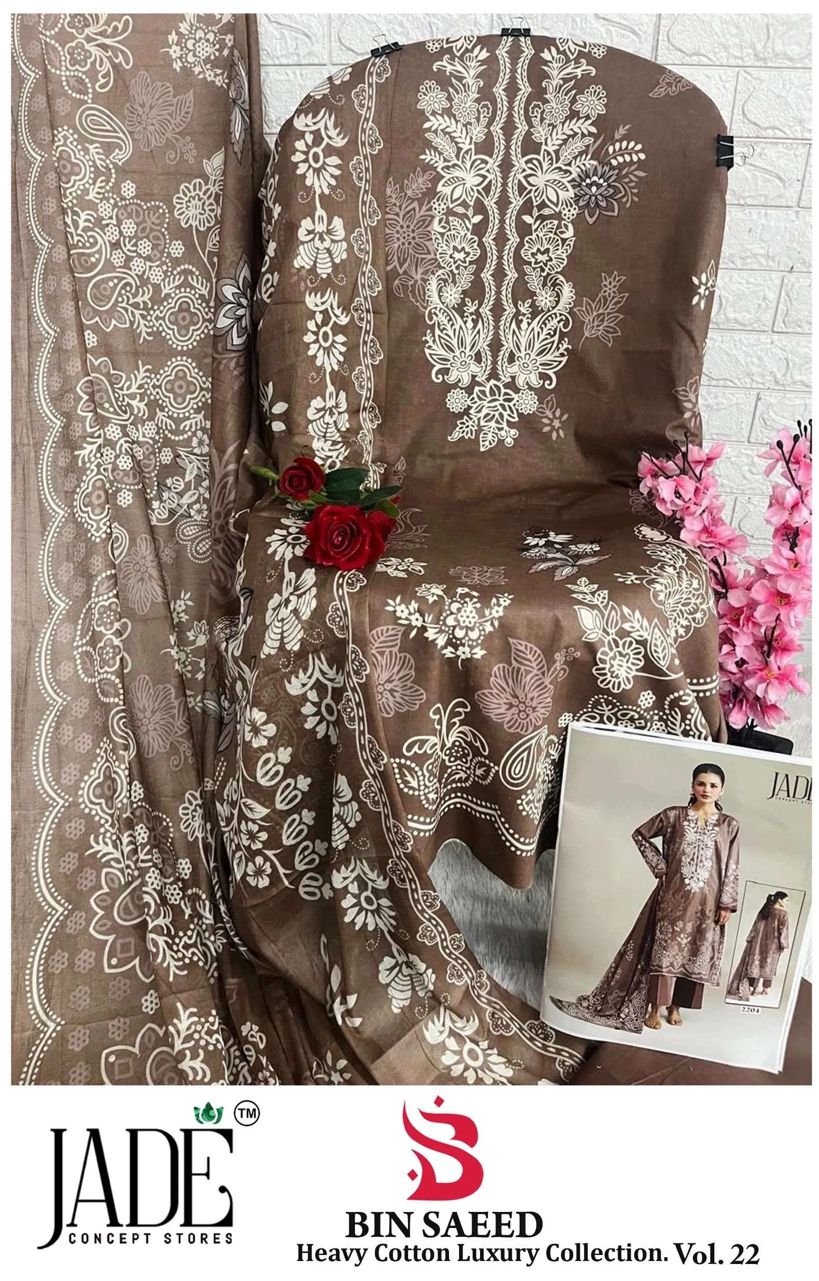 Bin Saeed Heavy Cotton Luxury Collection Vol 22 11