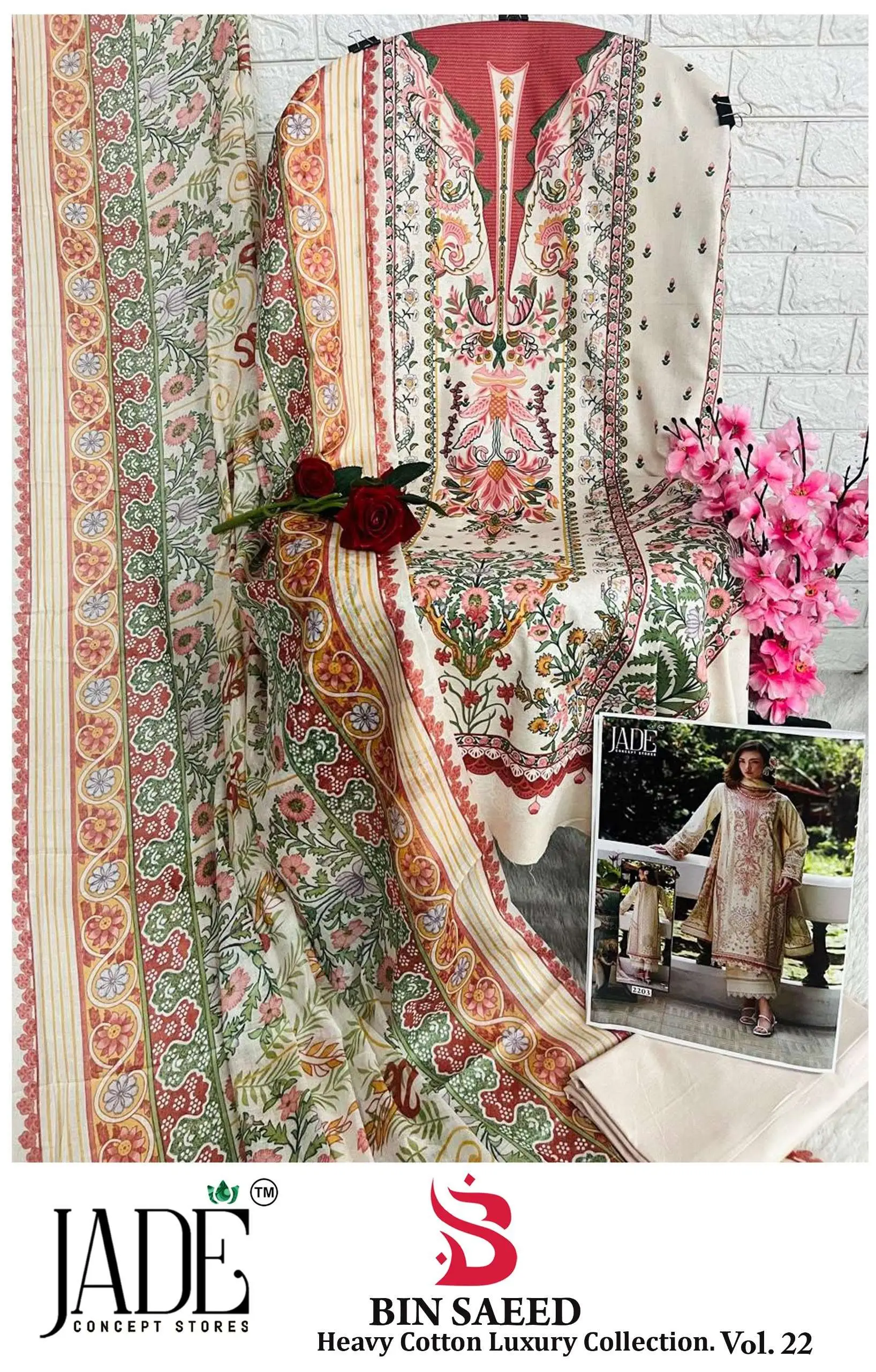 Bin Saeed Heavy Cotton Luxury Collection Vol 22 13
