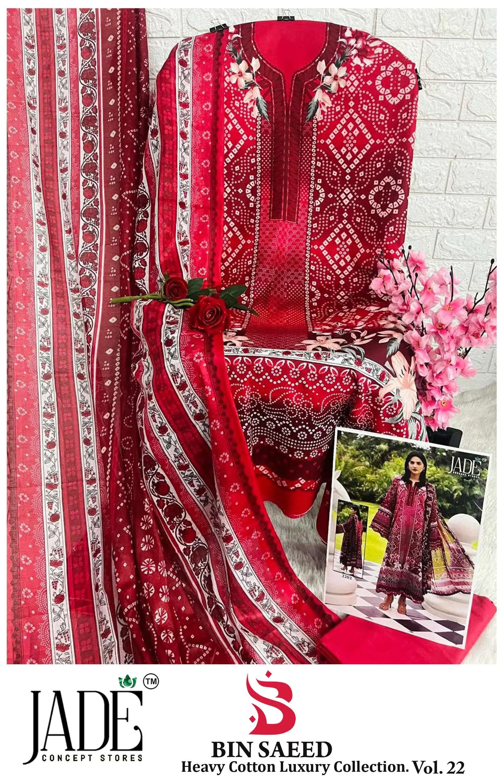 Bin Saeed Heavy Cotton Luxury Collection Vol 22 7