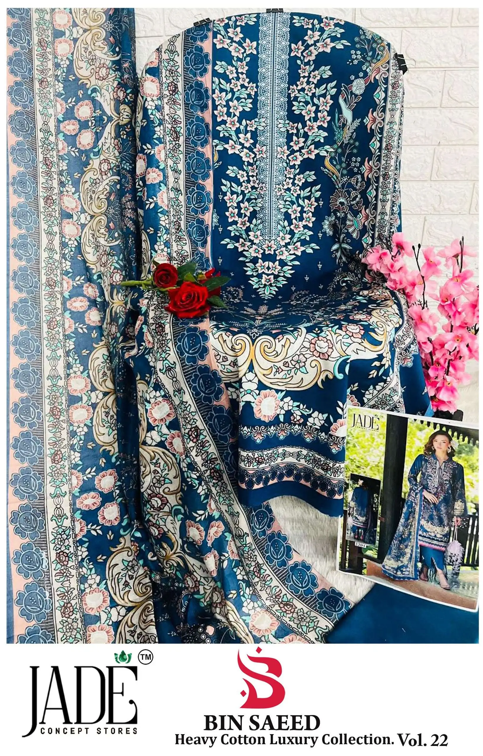 Bin Saeed Heavy Cotton Luxury Collection Vol 22 9