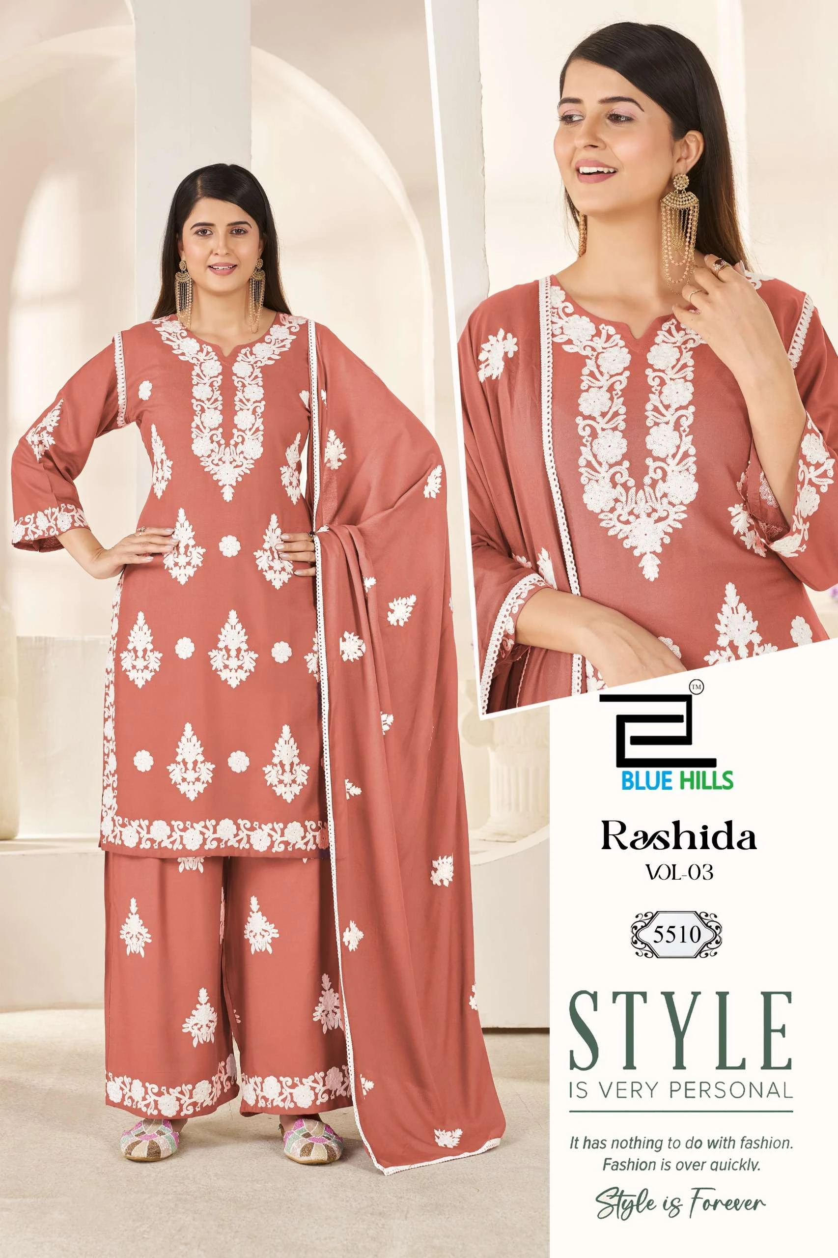 Blue Hills Rashida Vol 3 - Readymade Dress 3