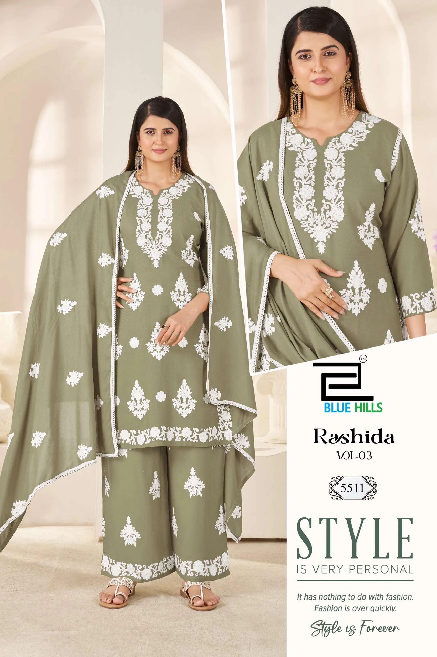 Blue Hills Rashida Vol 3 - Readymade Dress 5