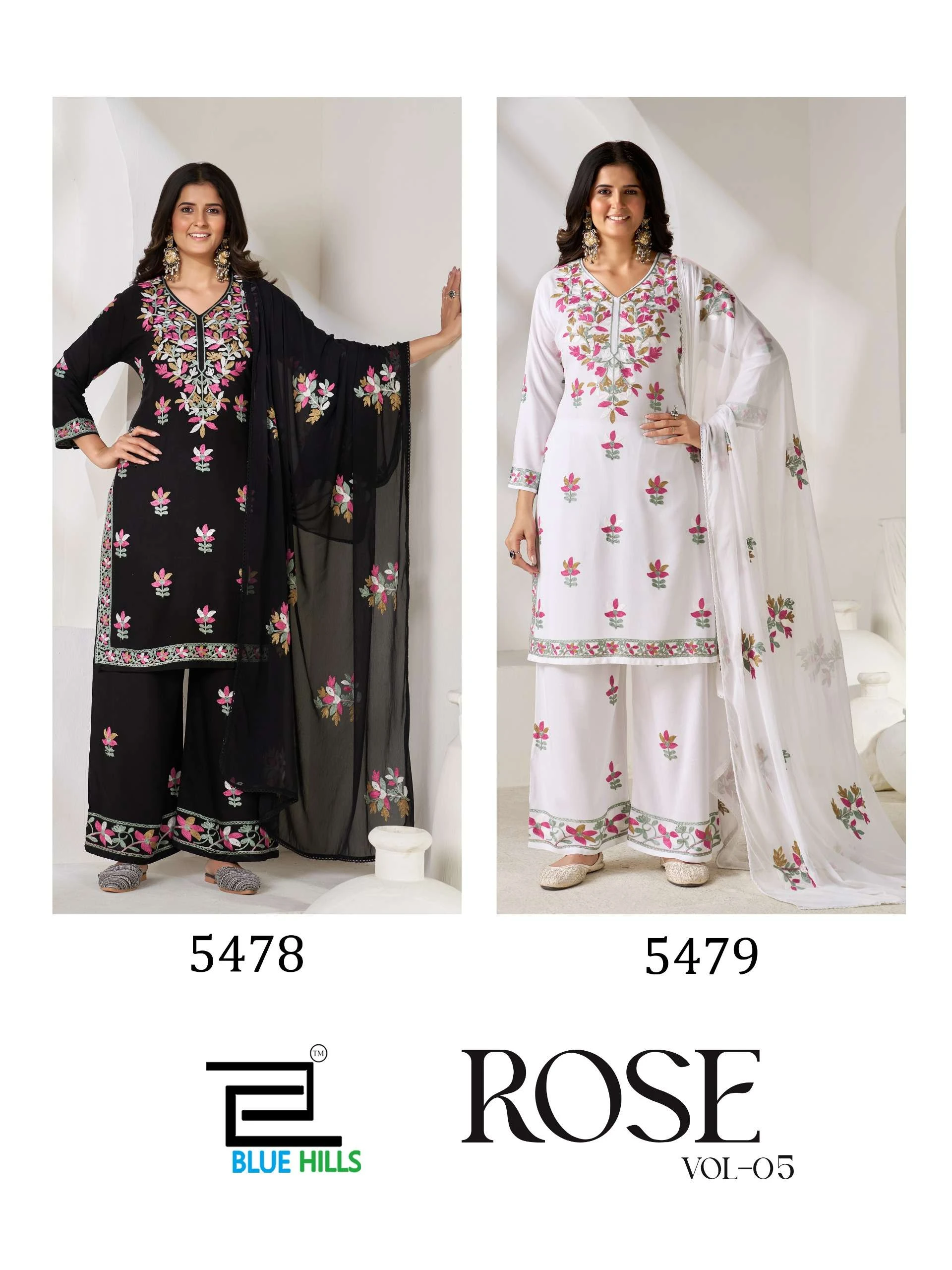Blue Hills Rose Vol 5 - Readymade Dress 4