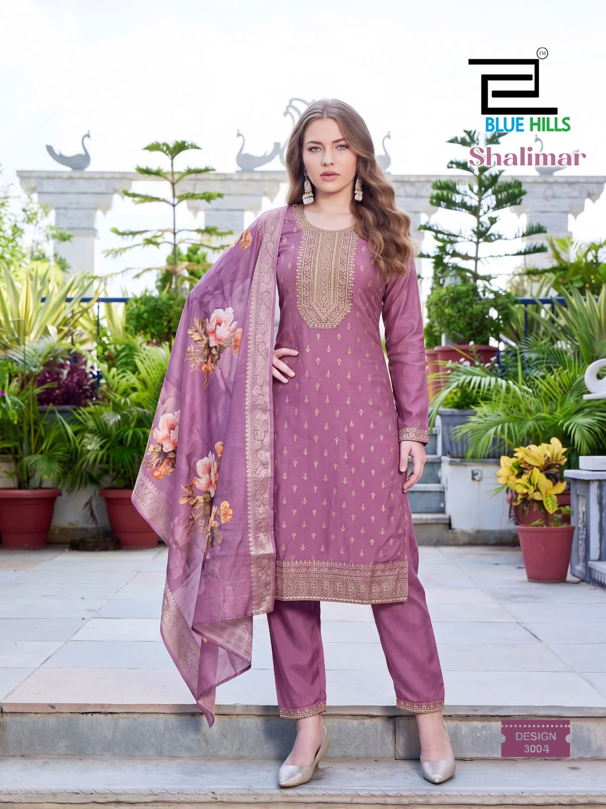 Blue Hills Shalimar Mal Chanderi Suits Collection 3