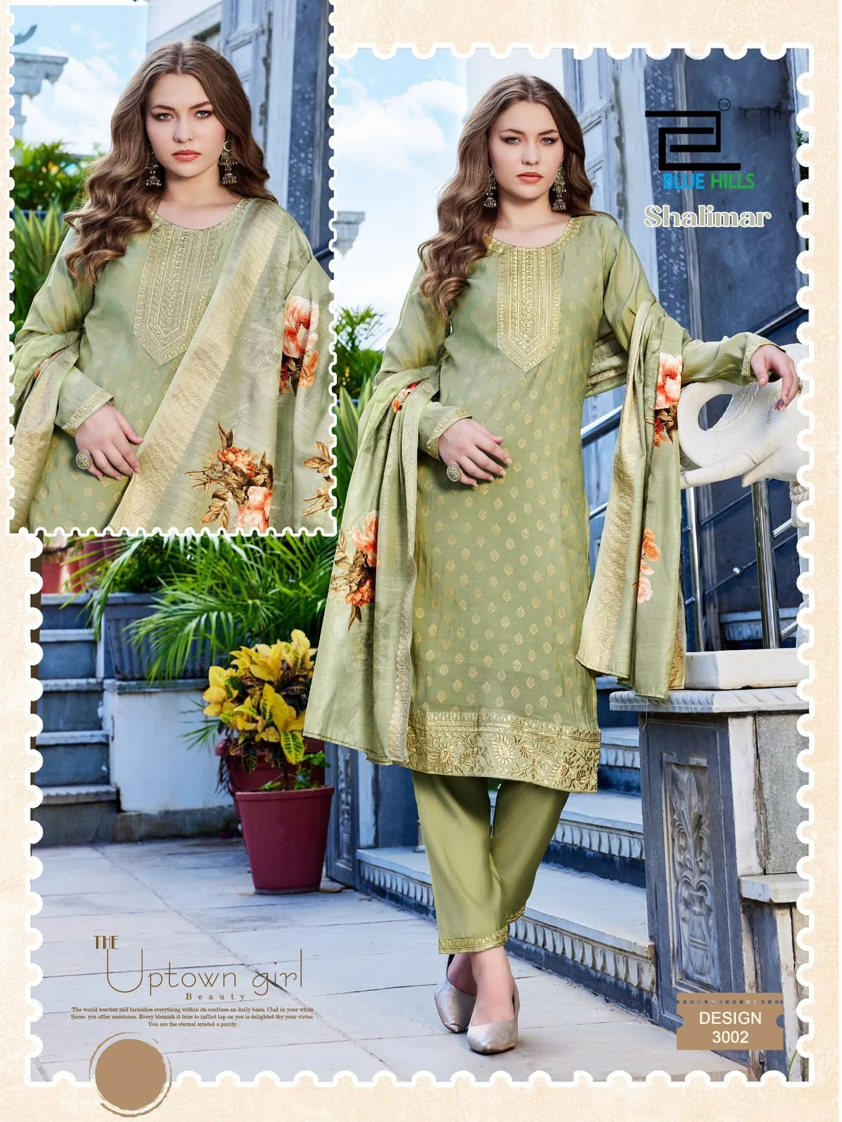 Blue Hills Shalimar Mal Chanderi Suits Collection 4