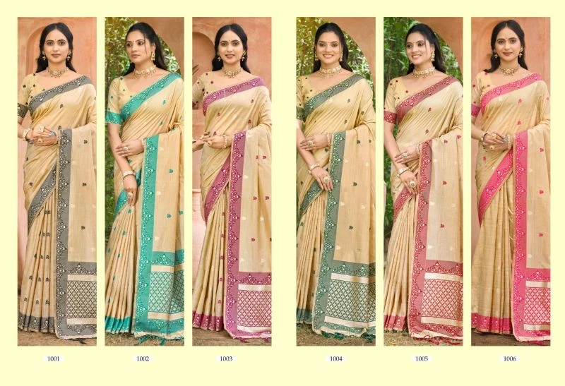 Bunawat Amolika Silk Assam Silk Sangam Prints Woven Work Saree 8