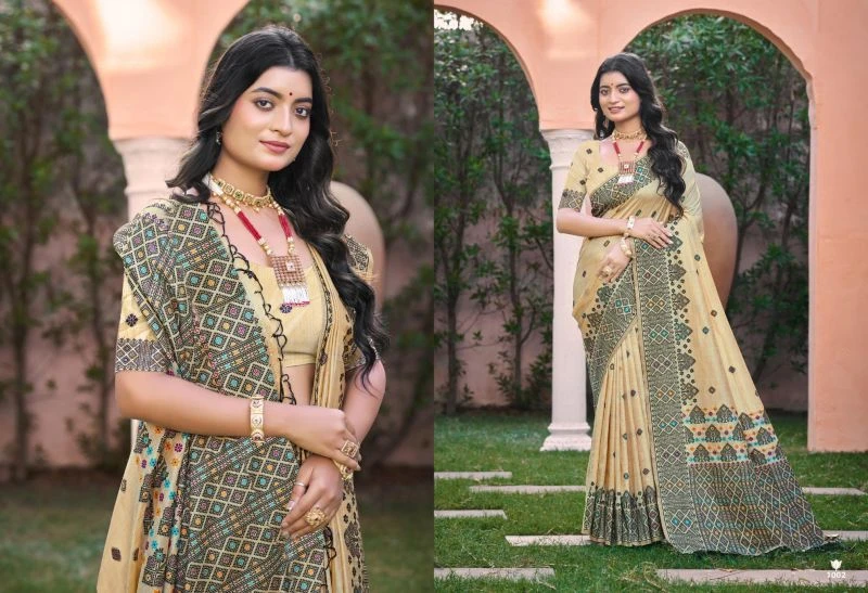 Bunawat Anubhavika Assam Silk Sangam Printed Saree Collection 6