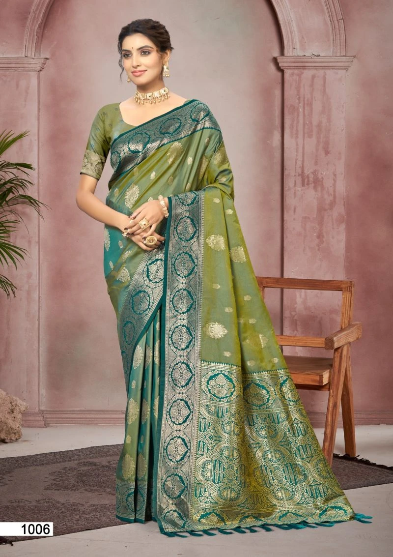 Bunawat Chitra Silk Vol 1 Soft Silk Woven Worked Saree Collection 3