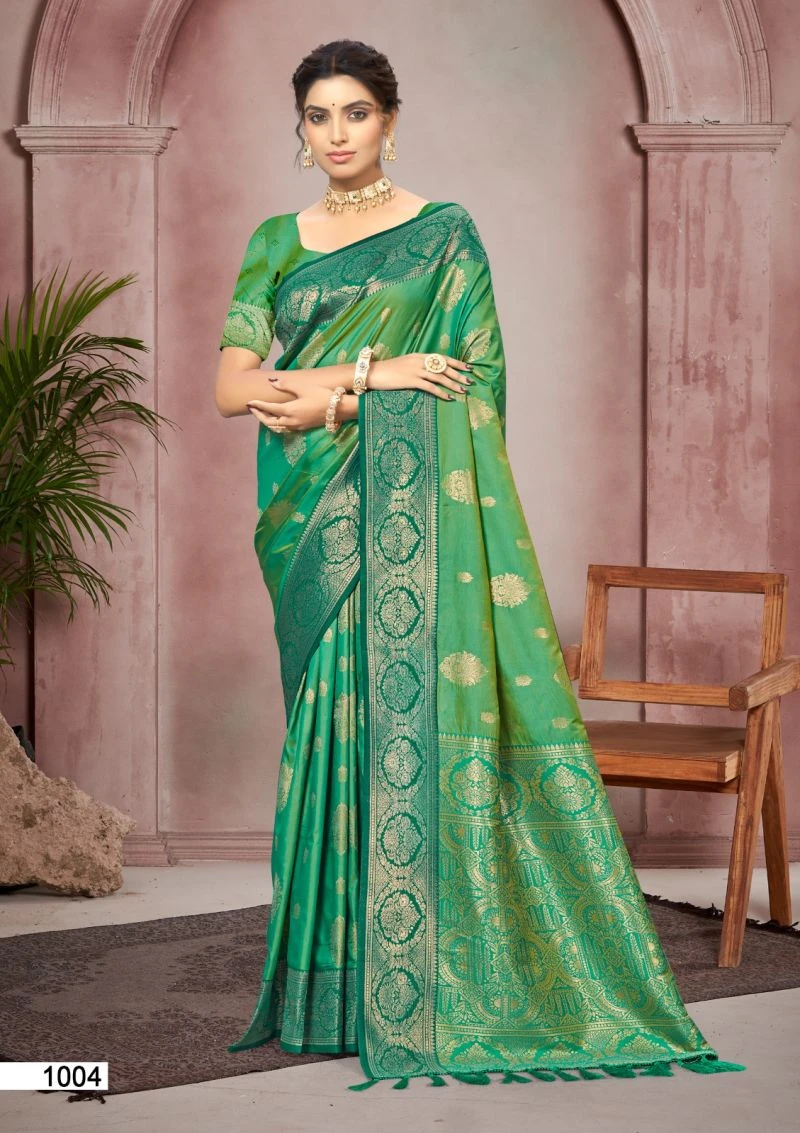 Bunawat Chitra Silk Vol 1 Soft Silk Woven Worked Saree Collection 6