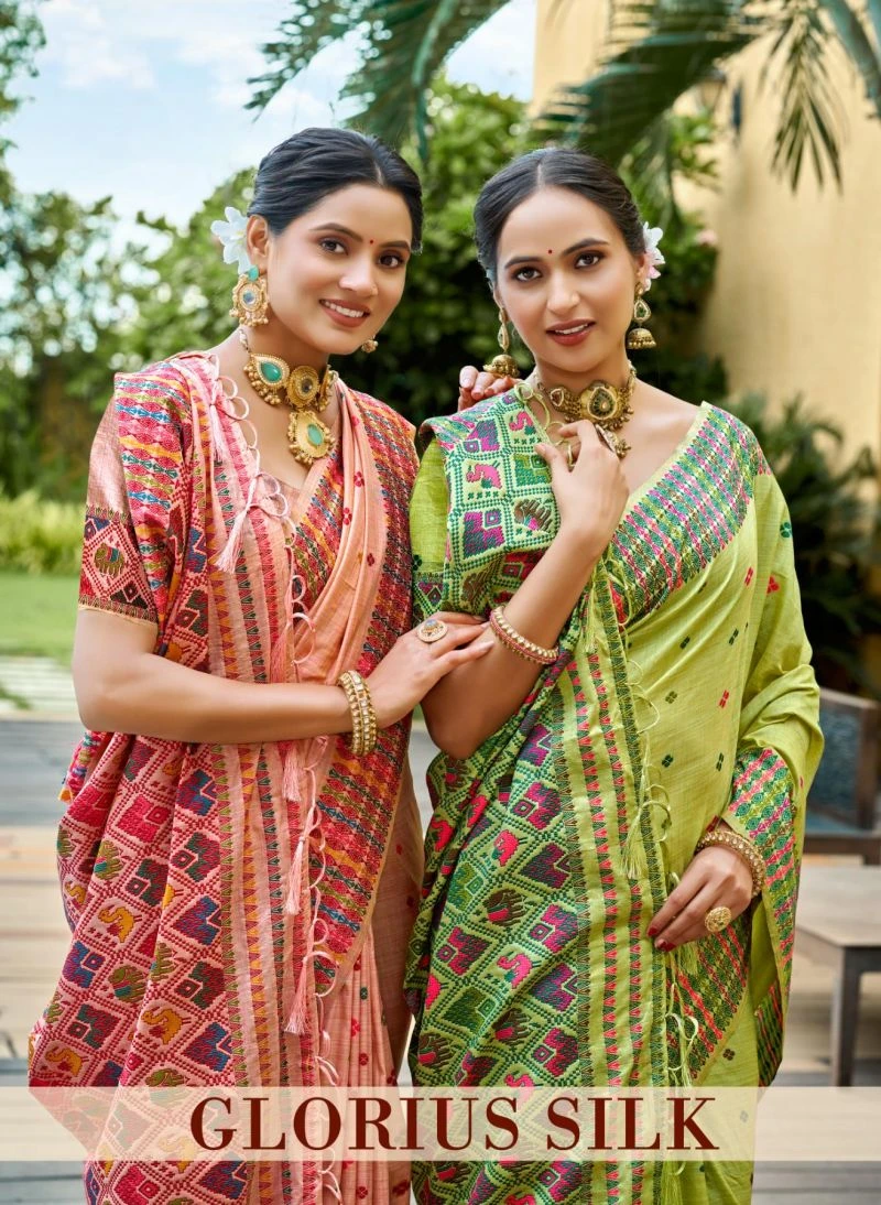 Bunawat Glorius Silk Assam Silk Woven Worked Saree