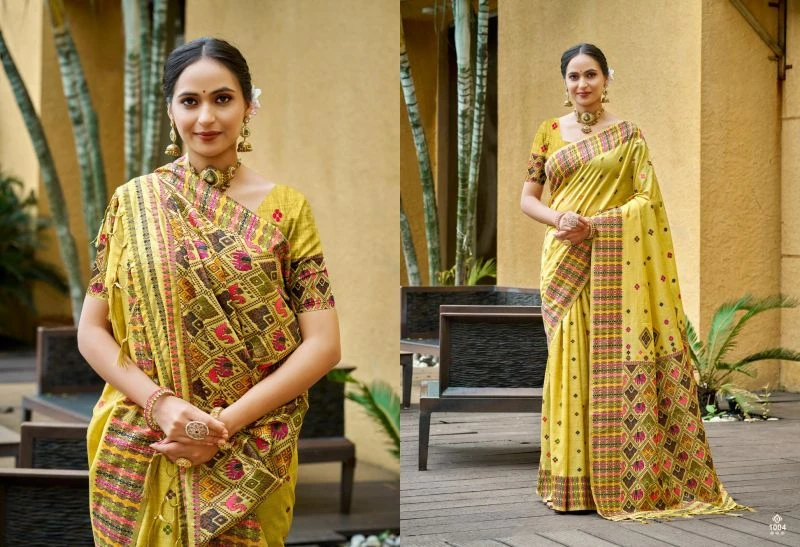 Bunawat Glorius Silk Assam Silk Woven Worked Saree 3
