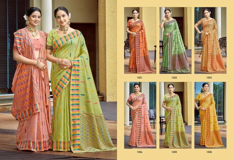 Bunawat Lachaka Silk Assam Silk Sangam Prints Woven Work Saree 8