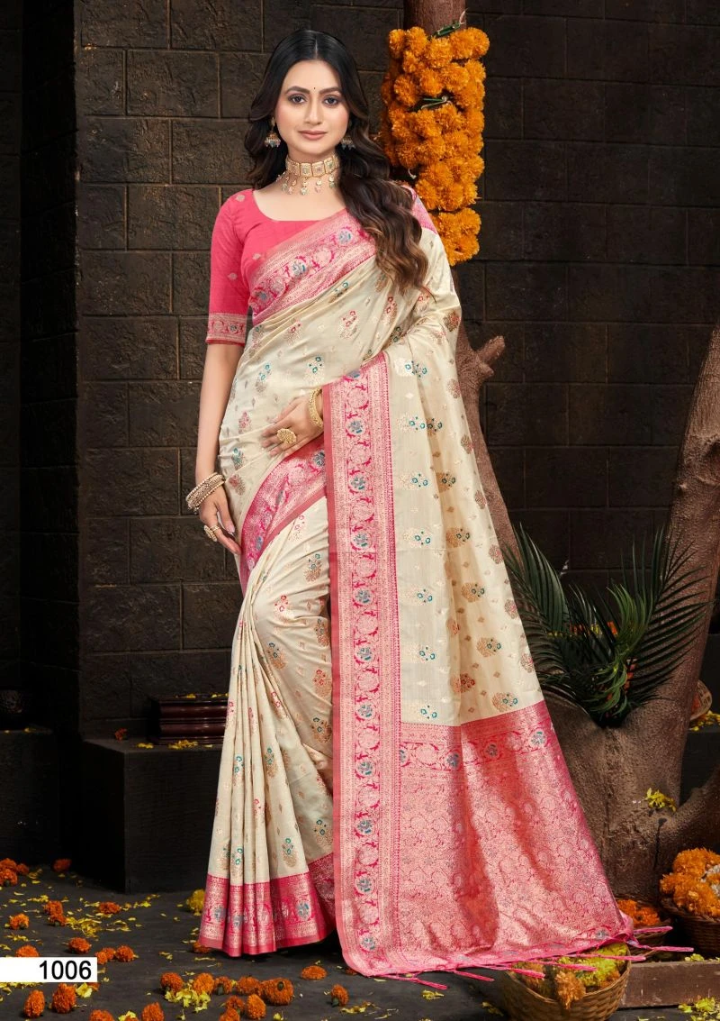 Bunawat Lalita Silk Sangam Prints Silk Festival Saree Collection 5