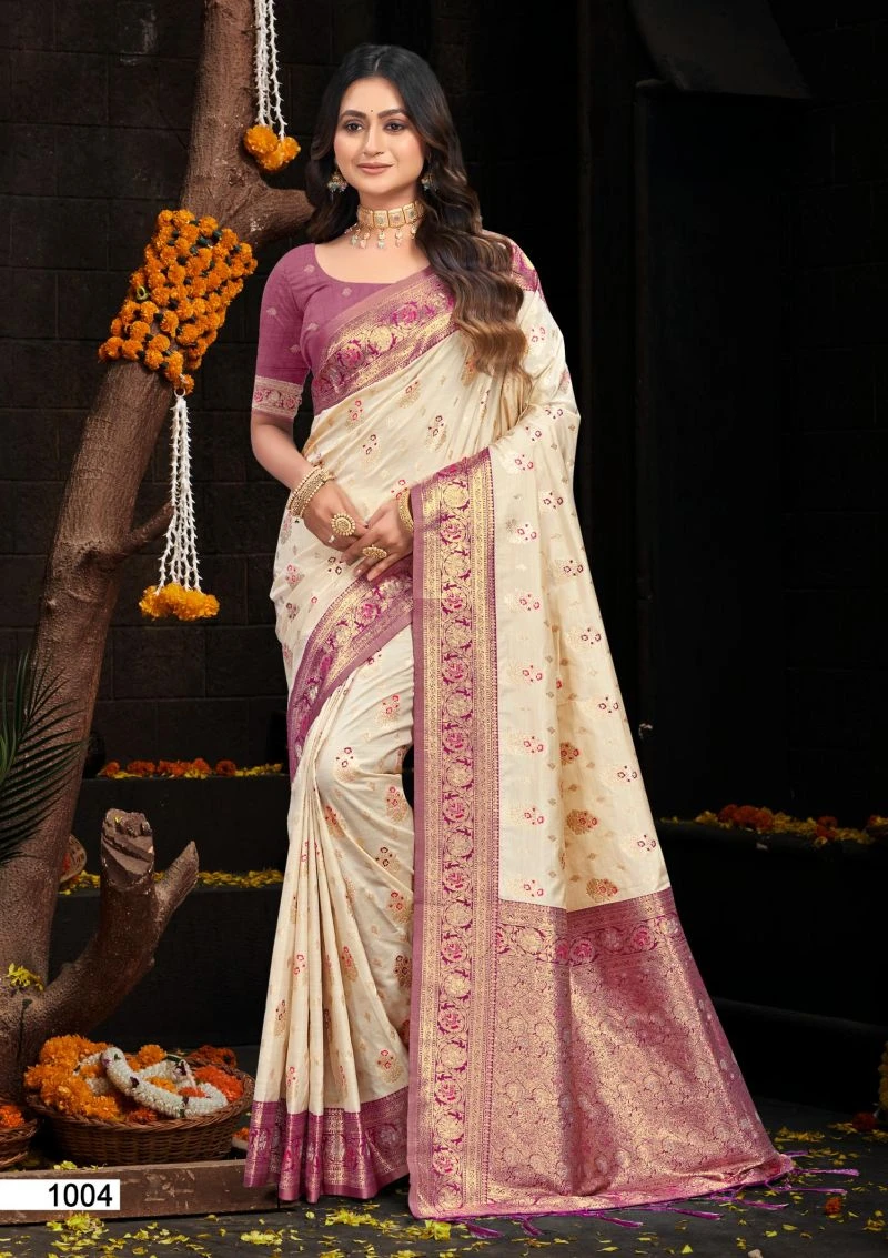 Bunawat Lalita Silk Sangam Prints Silk Festival Saree Collection 6