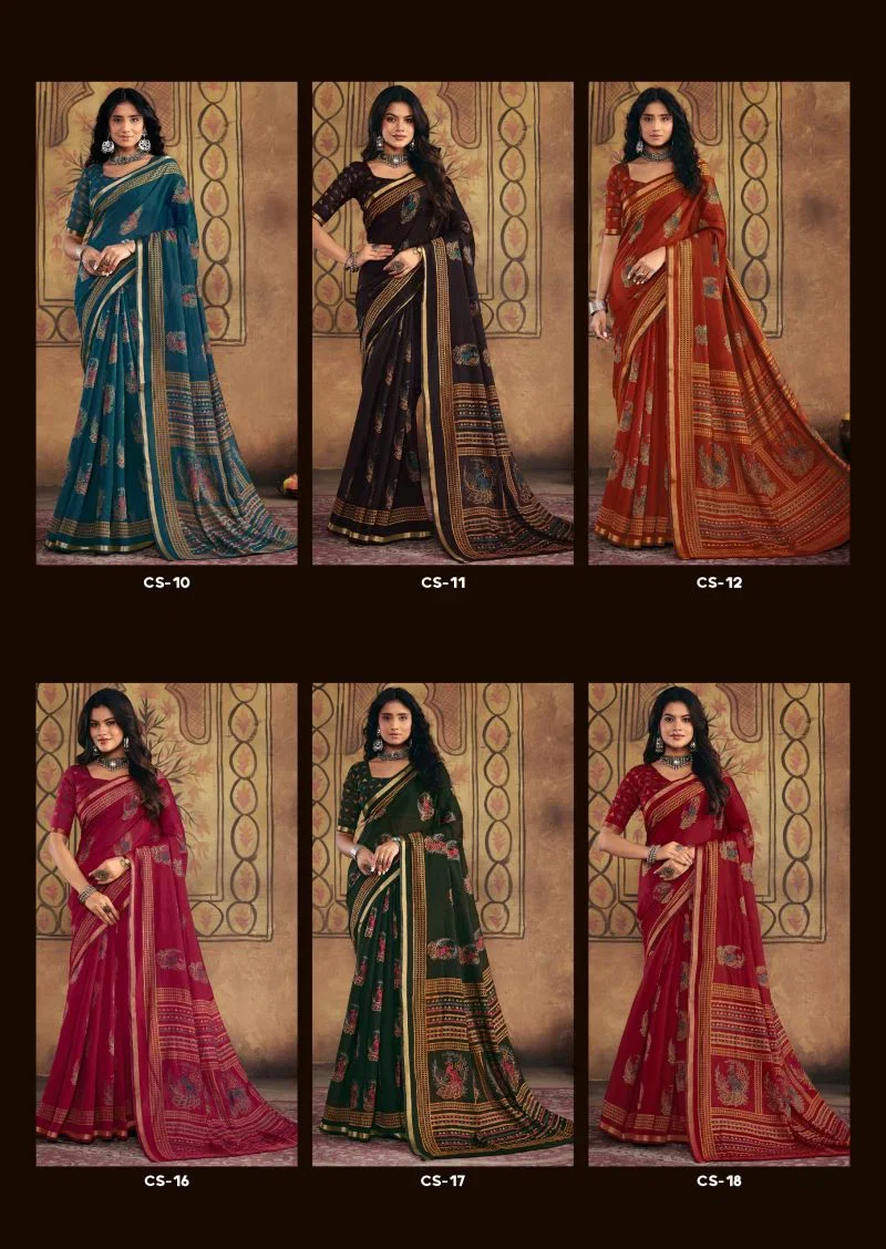 Cockatoos Silk Soft Cotton Kalamkari Printed Saree 4