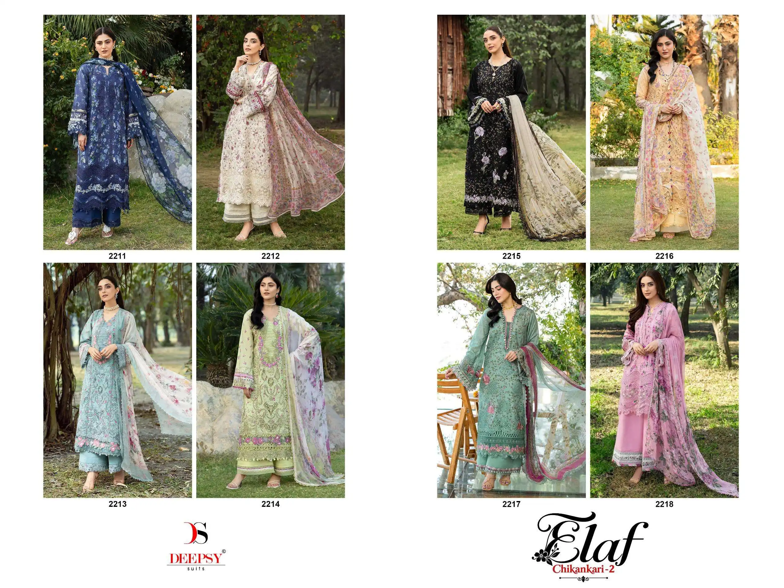 Deepsy Suits Elaf Chikankari Vol 2 10