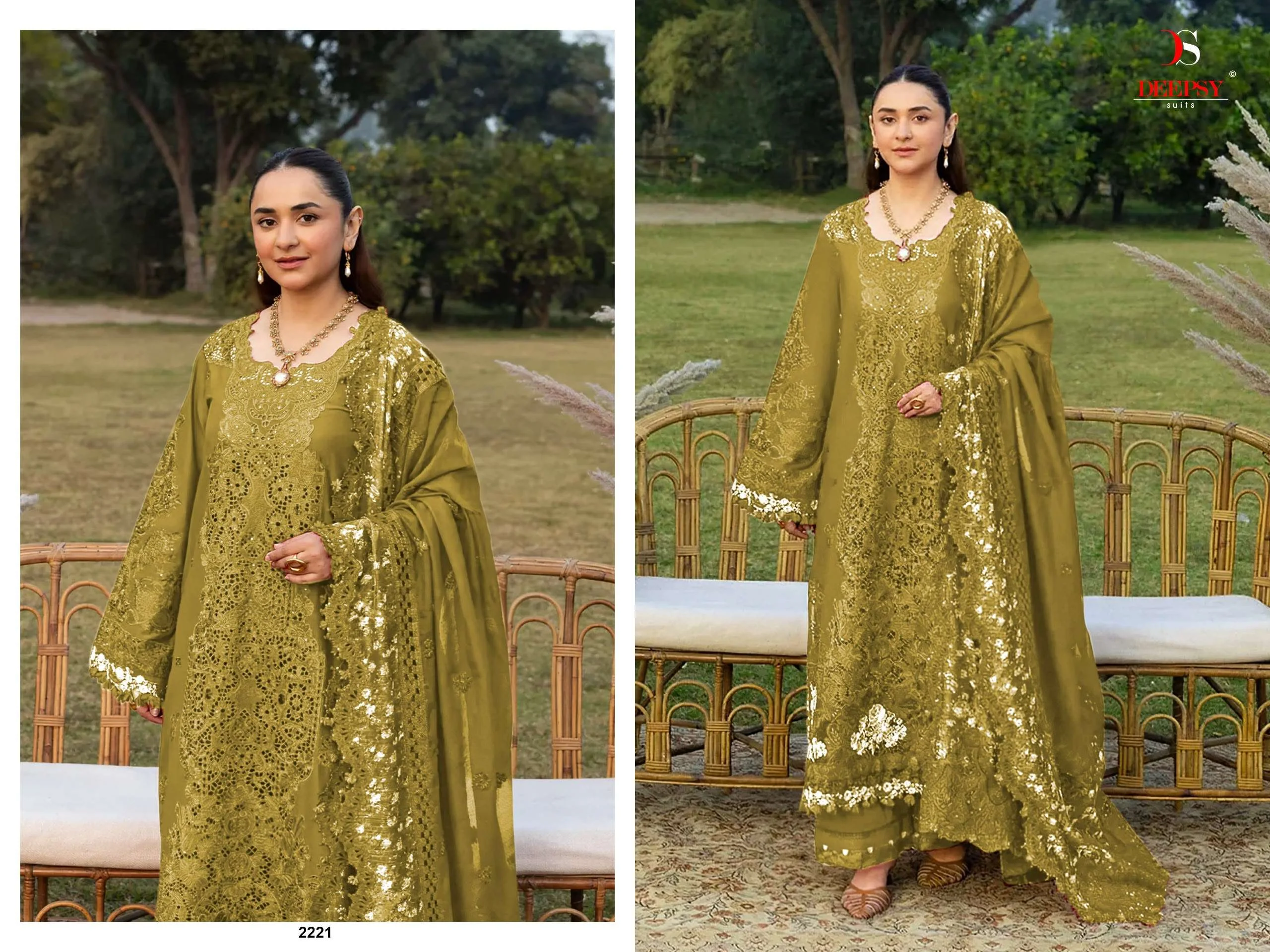 Deepsy Suits Elaf Premium Luxury Lawn Collection Vol 10 2