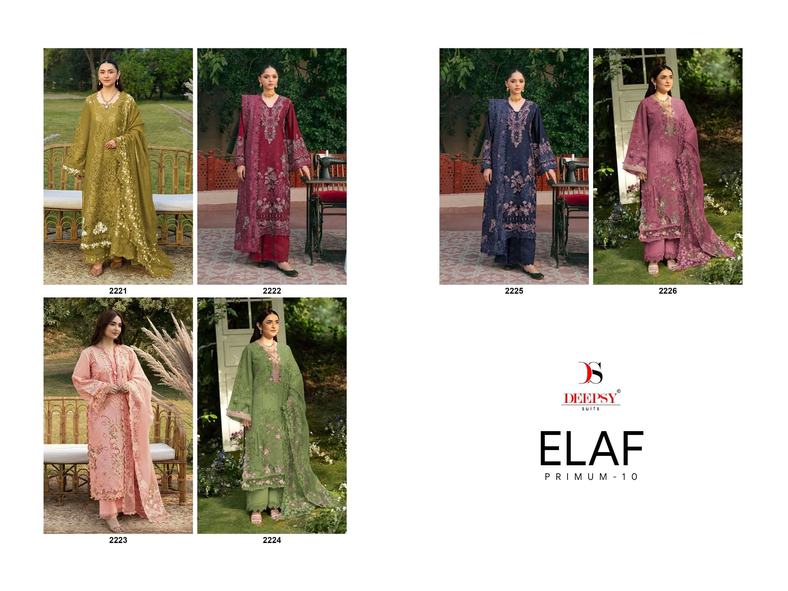 Deepsy Suits Elaf Premium Luxury Lawn Collection Vol 10 8