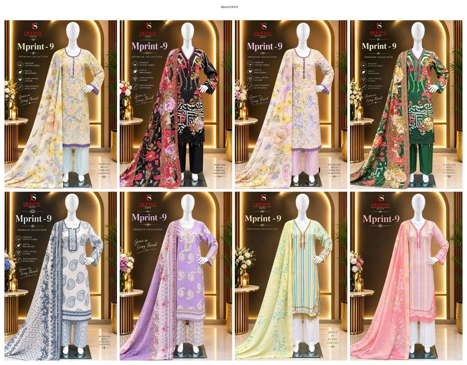 Deepsy Suits Maria B M Print Vol 9 Ready Made Collection - Readymade Dress 10