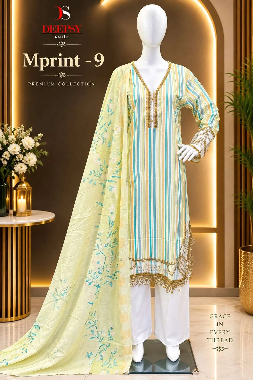Deepsy Suits Maria B M Print Vol 9 Ready Made Collection - Readymade Dress 3