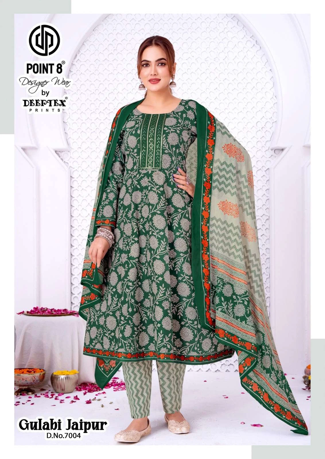 Deeptex Print Gulabi Jaipuri Vol 7 - Readymade Dress 5