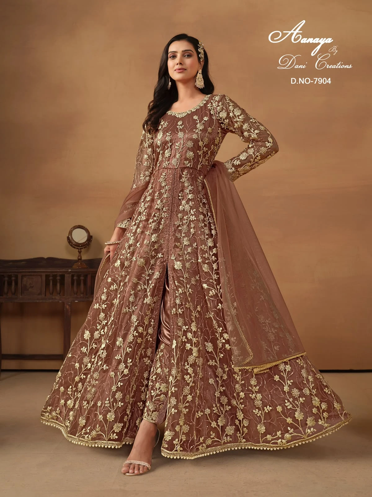 Embroidered Readymade Aanaya Vol-179 Wedding Wear Collection 1