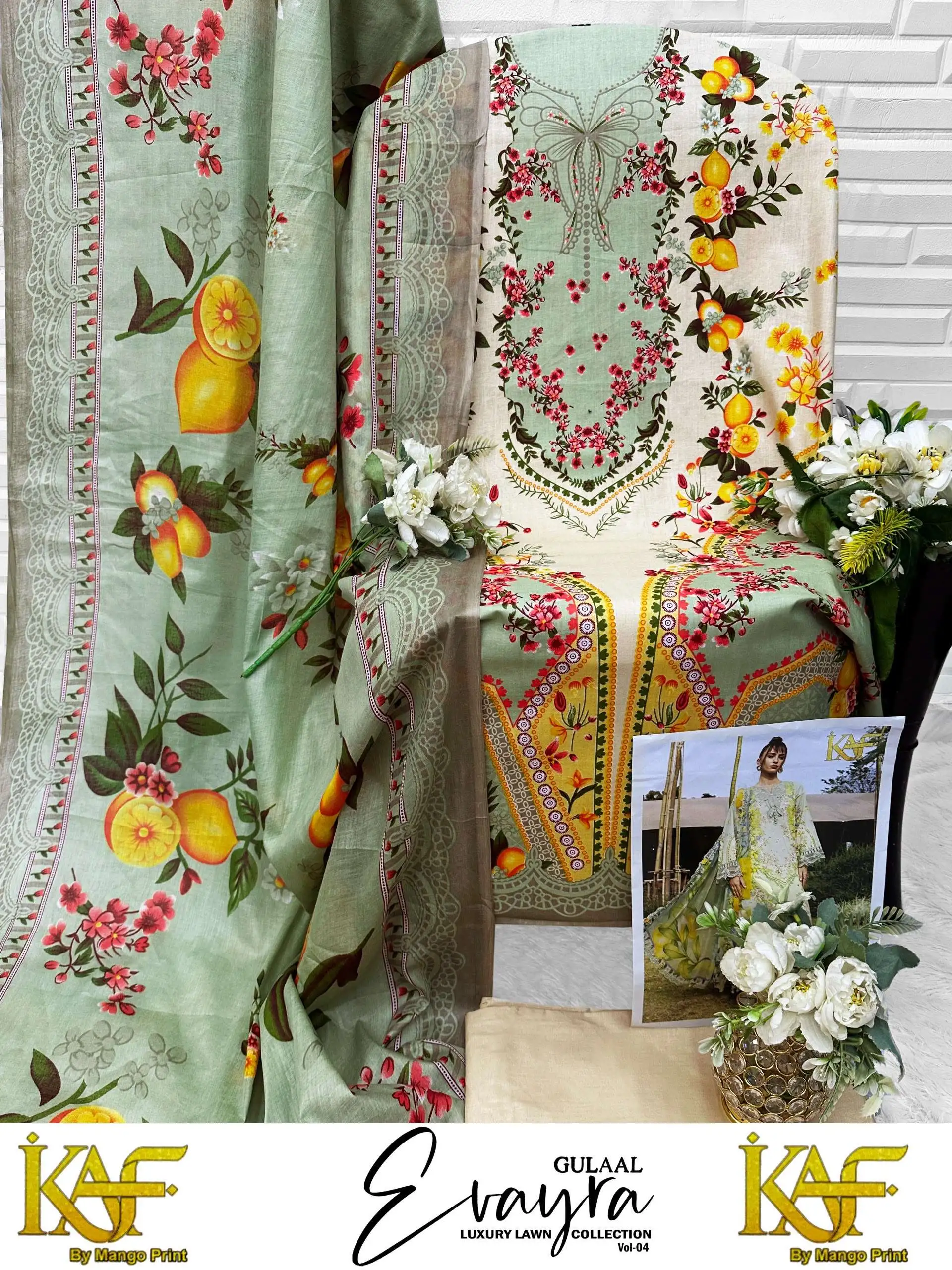 Evayra Gulaal Luxury Lawn Collection Vol 4 3