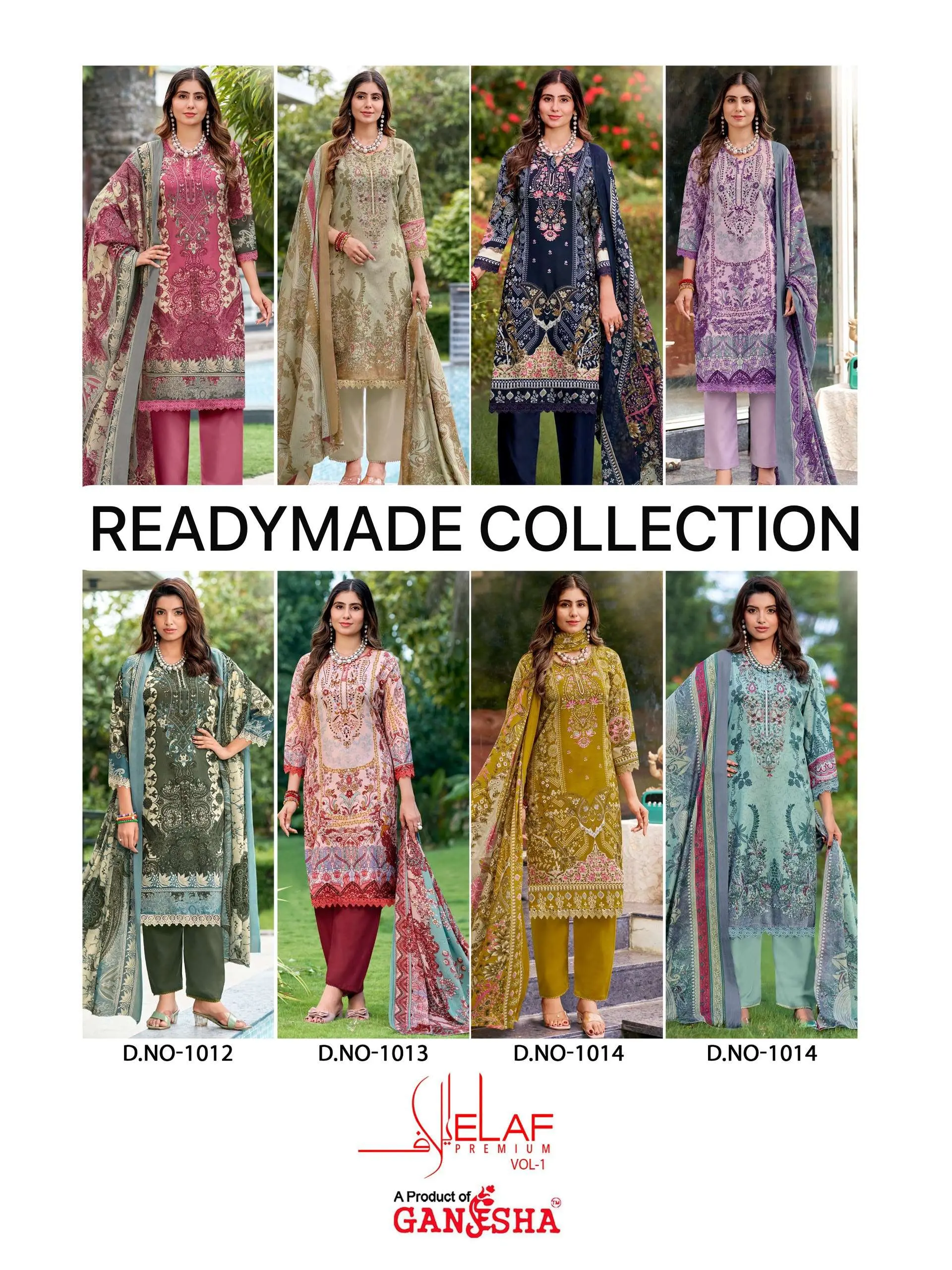 Falak International Elaf Premium Vol 1 Ready Made Collection - Readymade Dress 3