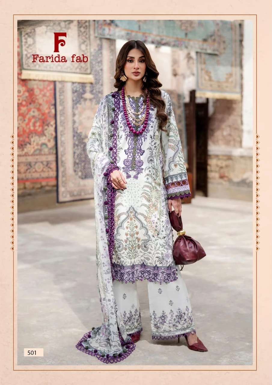 Farida Fab Elaaf Vol-5 Pakistani Suit Design Collection 2