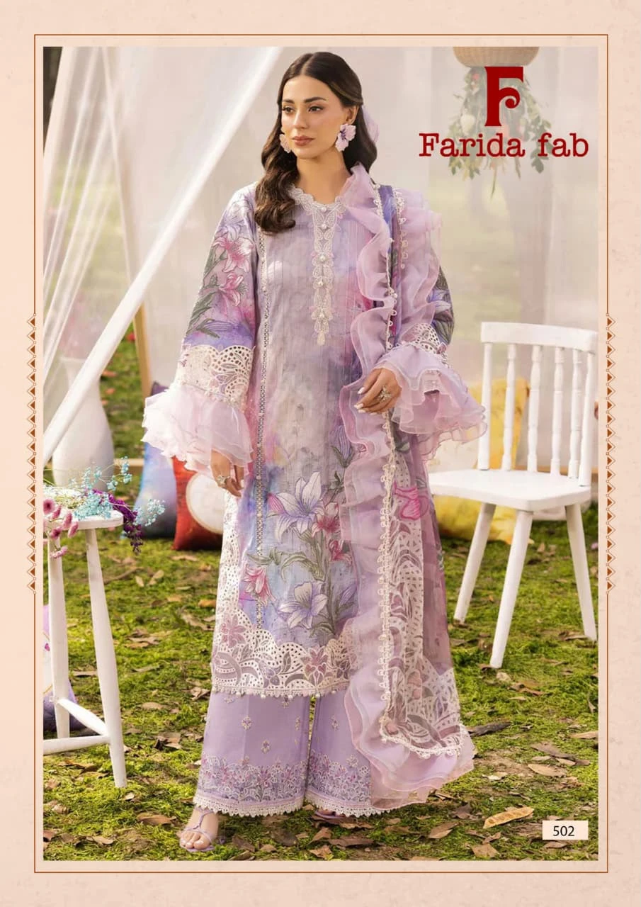 Farida Fab Elaaf Vol-5 Pakistani Suit Design Collection 5