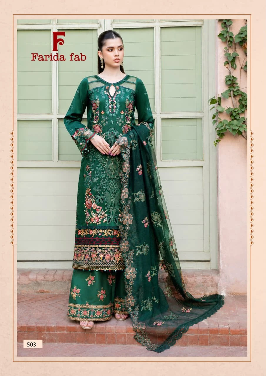 Farida Fab Elaaf Vol-5 Pakistani Suit Design Collection 6