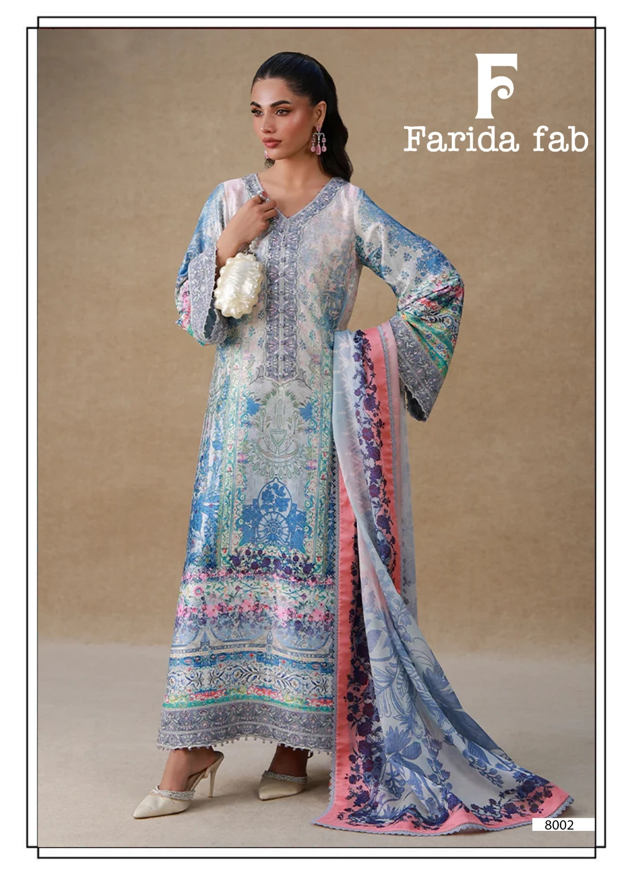 Farida Ramsha Vol 8 - Readymade Dress 3