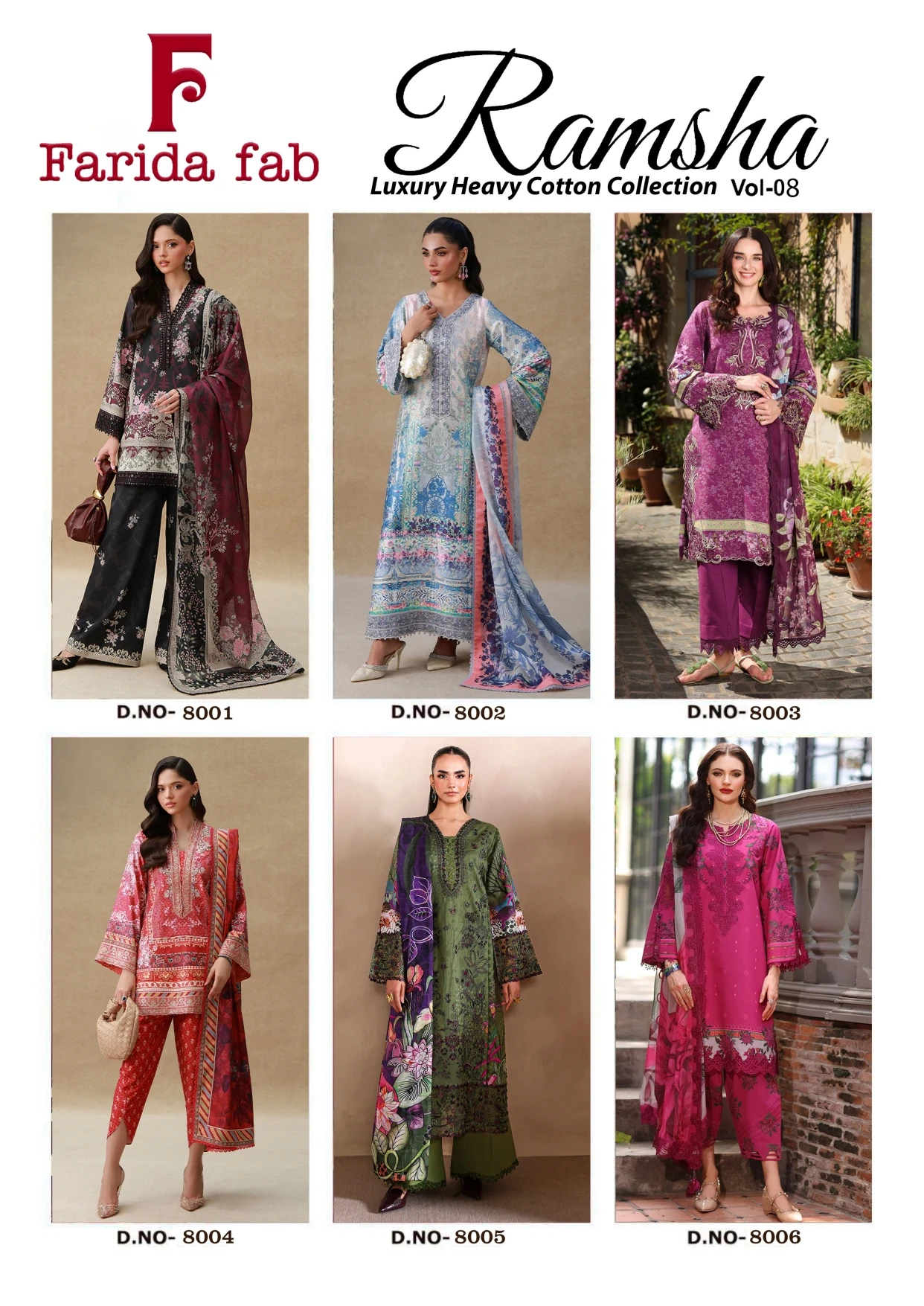 Farida Ramsha Vol 8 - Readymade Dress 8