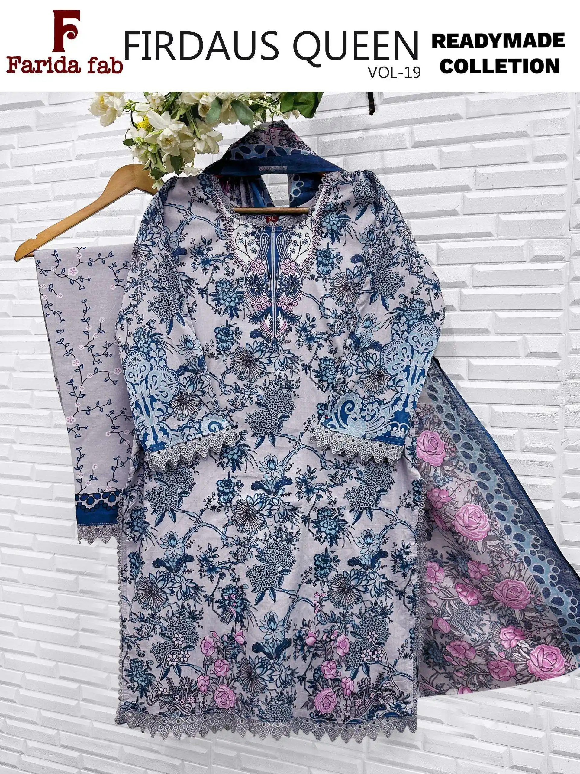 Firdous Queen Vol 19 Ready Made Collection - Readymade Dress 4