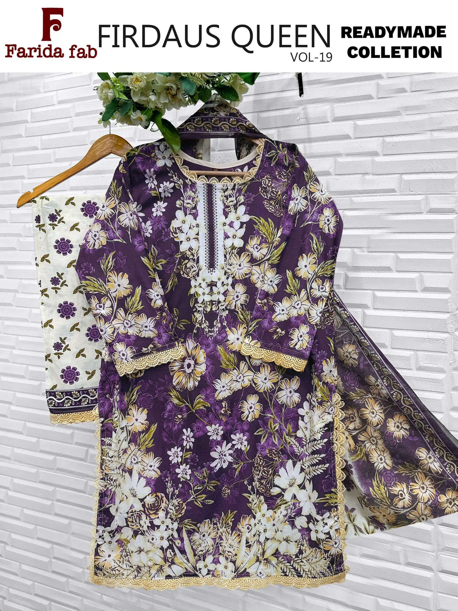 Firdous Queen Vol 19 Ready Made Collection - Readymade Dress 5