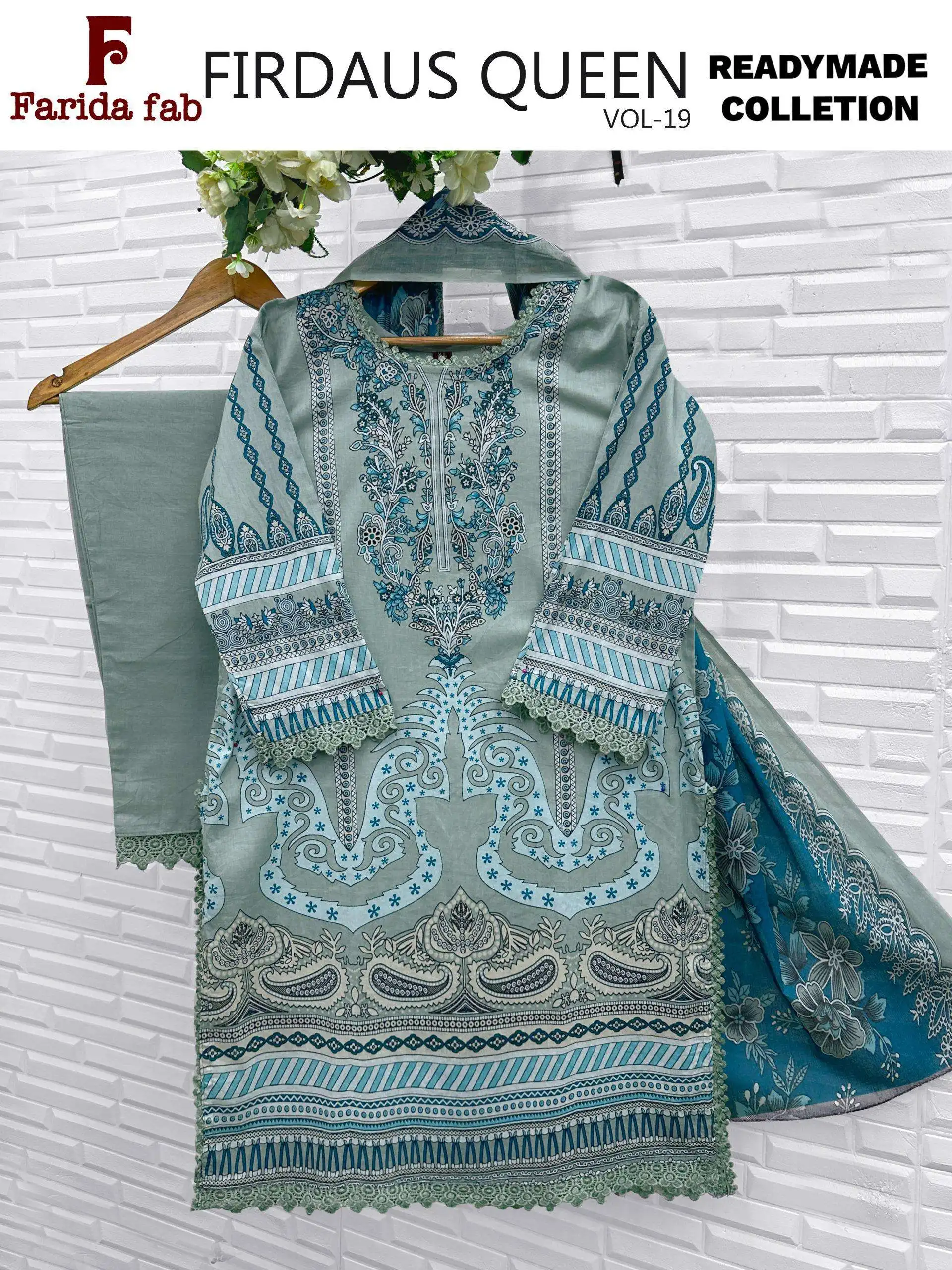 Firdous Queen Vol 19 Ready Made Collection - Readymade Dress 6