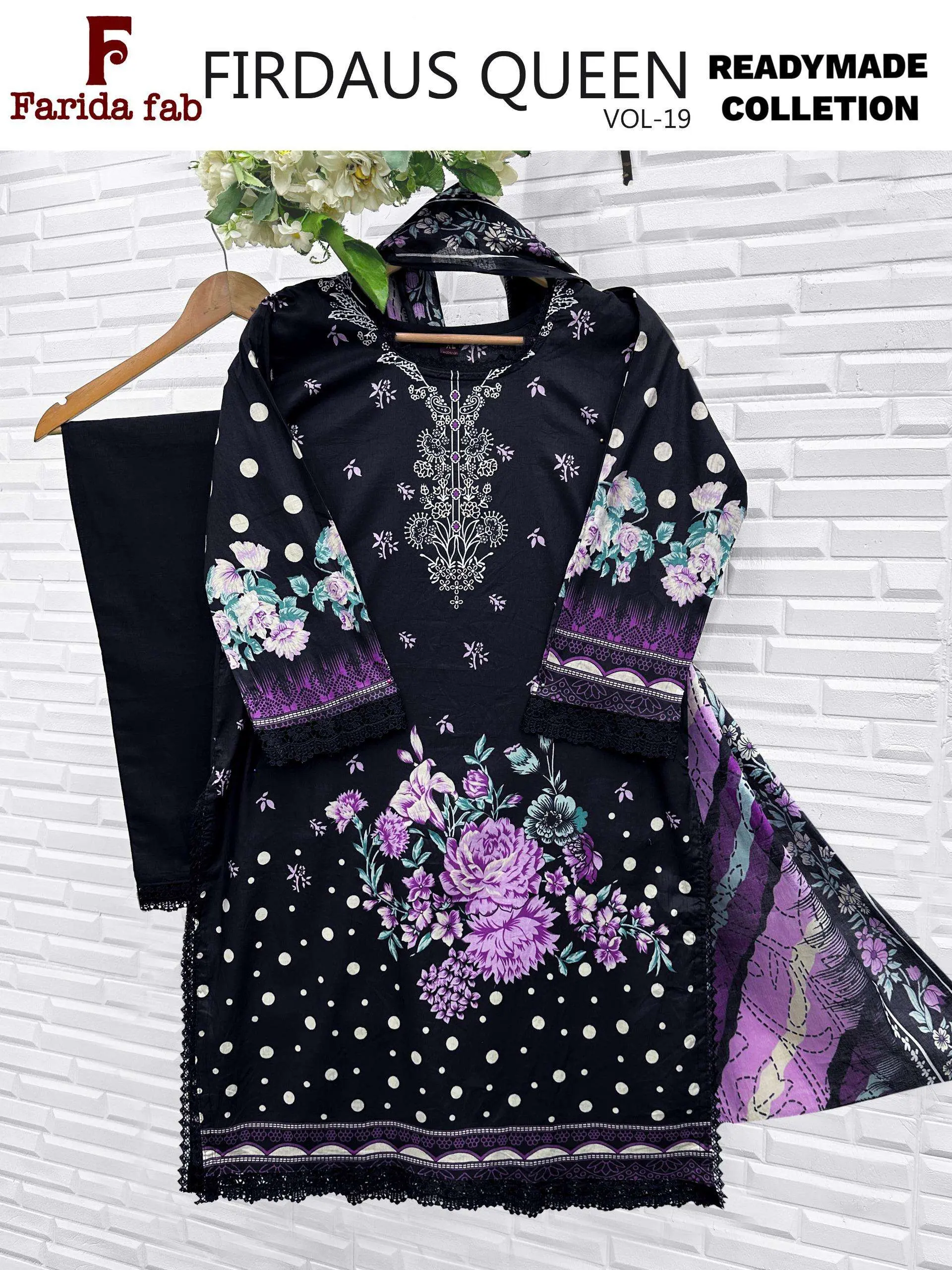 Firdous Queen Vol 19 Ready Made Collection - Readymade Dress 7