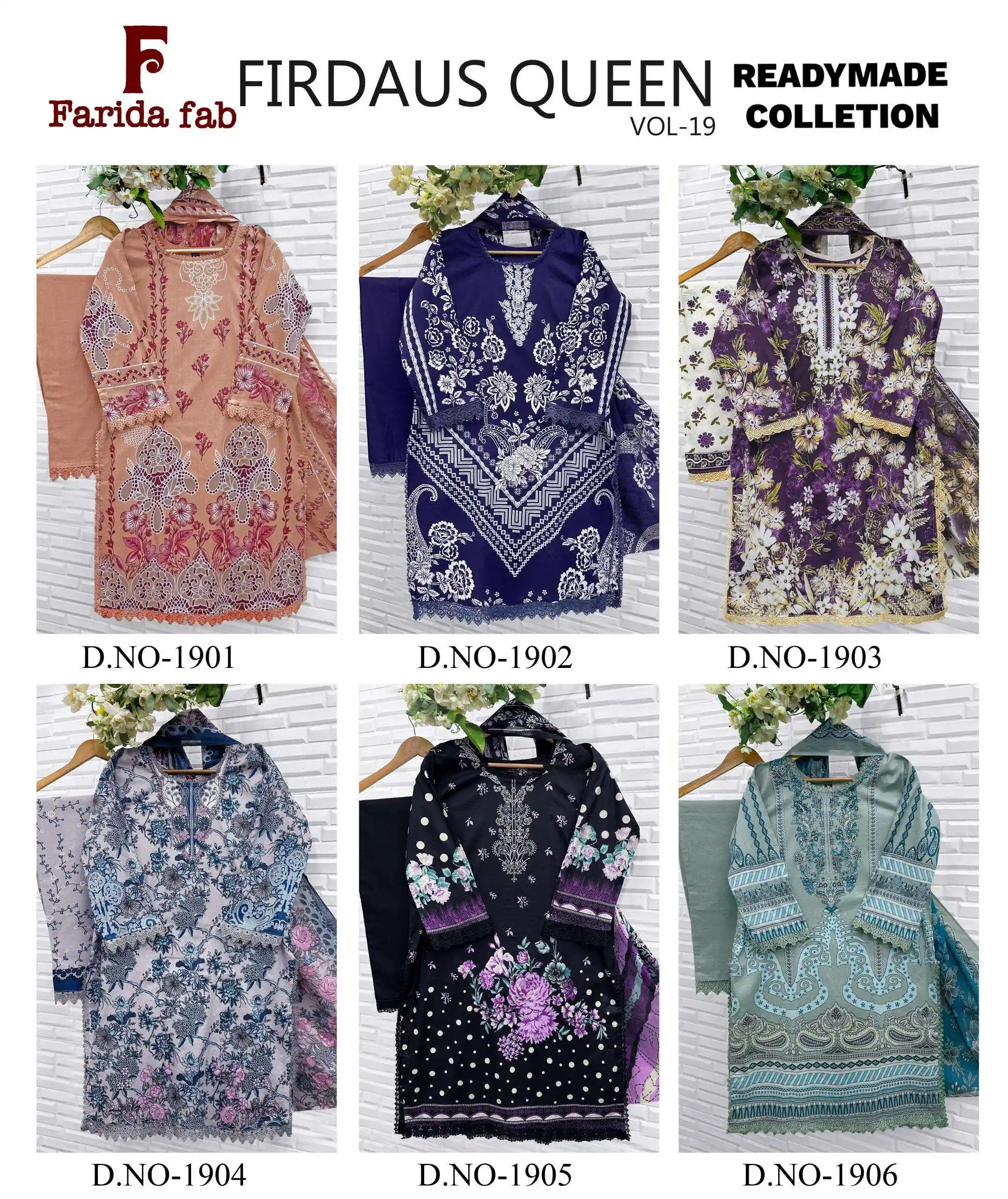 Firdous Queen Vol 19 Ready Made Collection - Readymade Dress 8