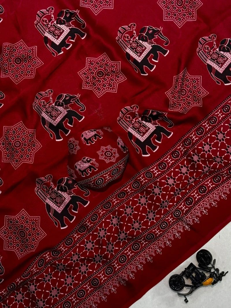Hasti Vastra Georgette Printed Saree Collection 2