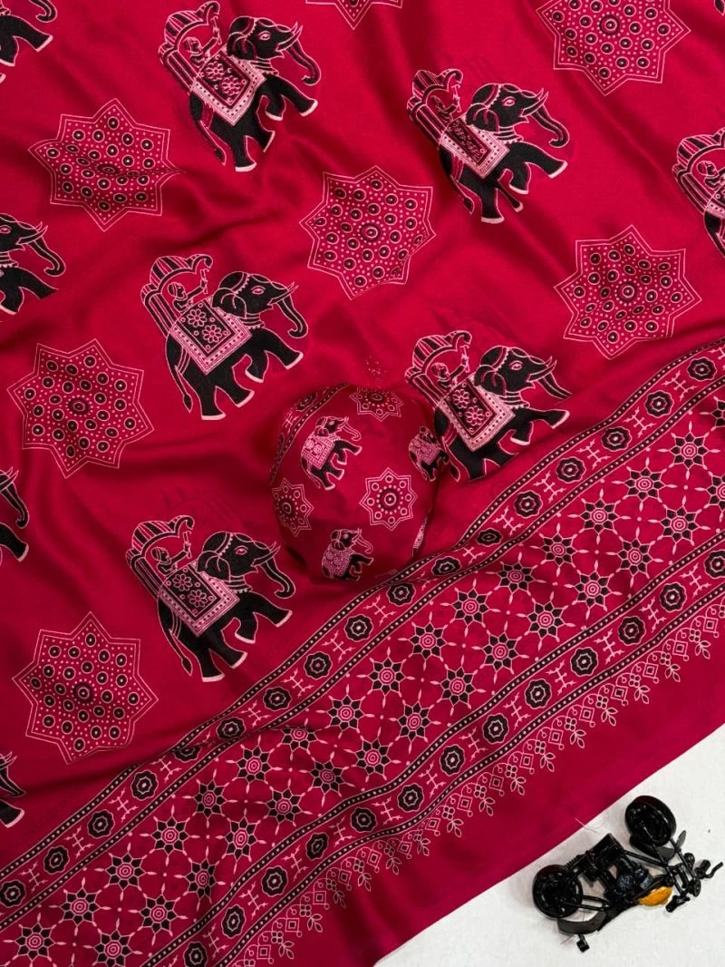 Hasti Vastra Georgette Printed Saree Collection 3